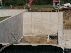 Basement Walls Waterproofed, Plumbing Rough In