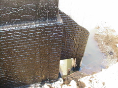 Basement Walls Waterproofed, Drainage Tile