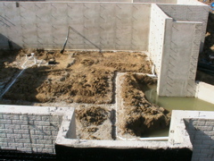 Basement Walls Waterproofed, Plumbing ROugh In