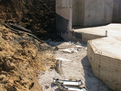 Basement Walls Backfilled