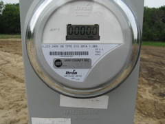 Electric Meter Installed