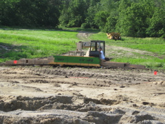 14,000 pound 4x4 loader, stuck in Mud
