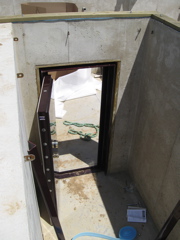 Vault Door in Place