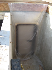 Vault Door In Place, protected from Weather