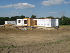 Main Floor and Garage Framing Finished