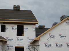 Roofing Continues, Shingles Arrive