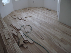 Office Wood Floor in Progress