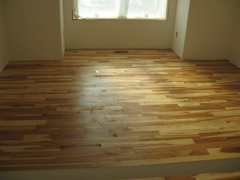 Hardwood Floor Sanded and finished