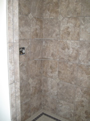 Master Shower Tile Complete