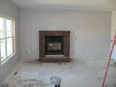 Fireplace Brick Completed