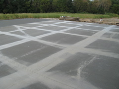 Parking Pad Poured