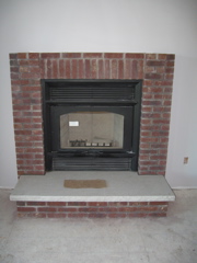 Fireplace Hearth installed