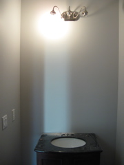 Main Floor Hall Bath Light Fixture